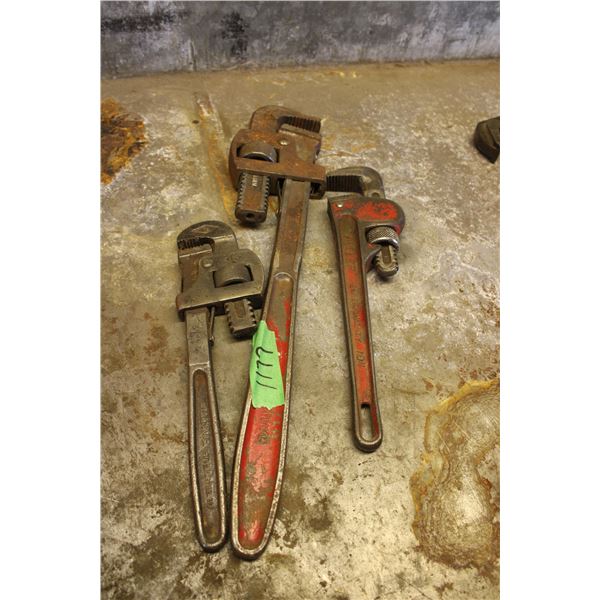 3 Pipe Wrenches