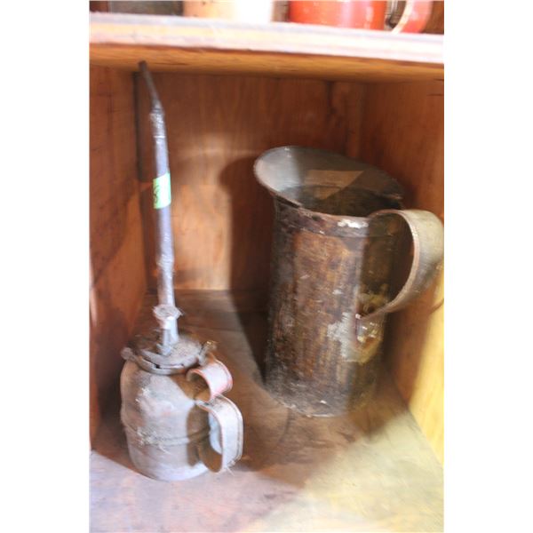 Vintage Oiler and Oil Can