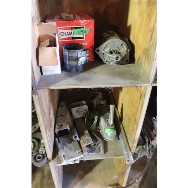 Ford 351 Starter with Misc Items Hitch