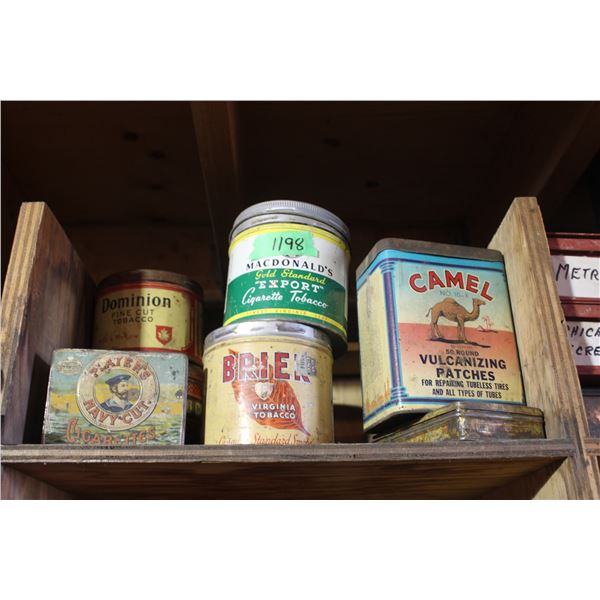 Collection of Tins