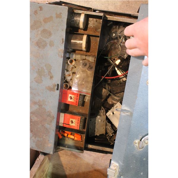 Tool Box with Electrical Contents