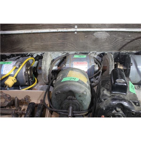 (2X THE MONEY) 4 Electric Motors 1/2 hp, 1/3 hp