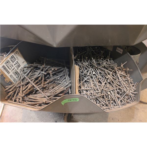 Various Nails 6" Spirals 3" Spirals Nails, Nails