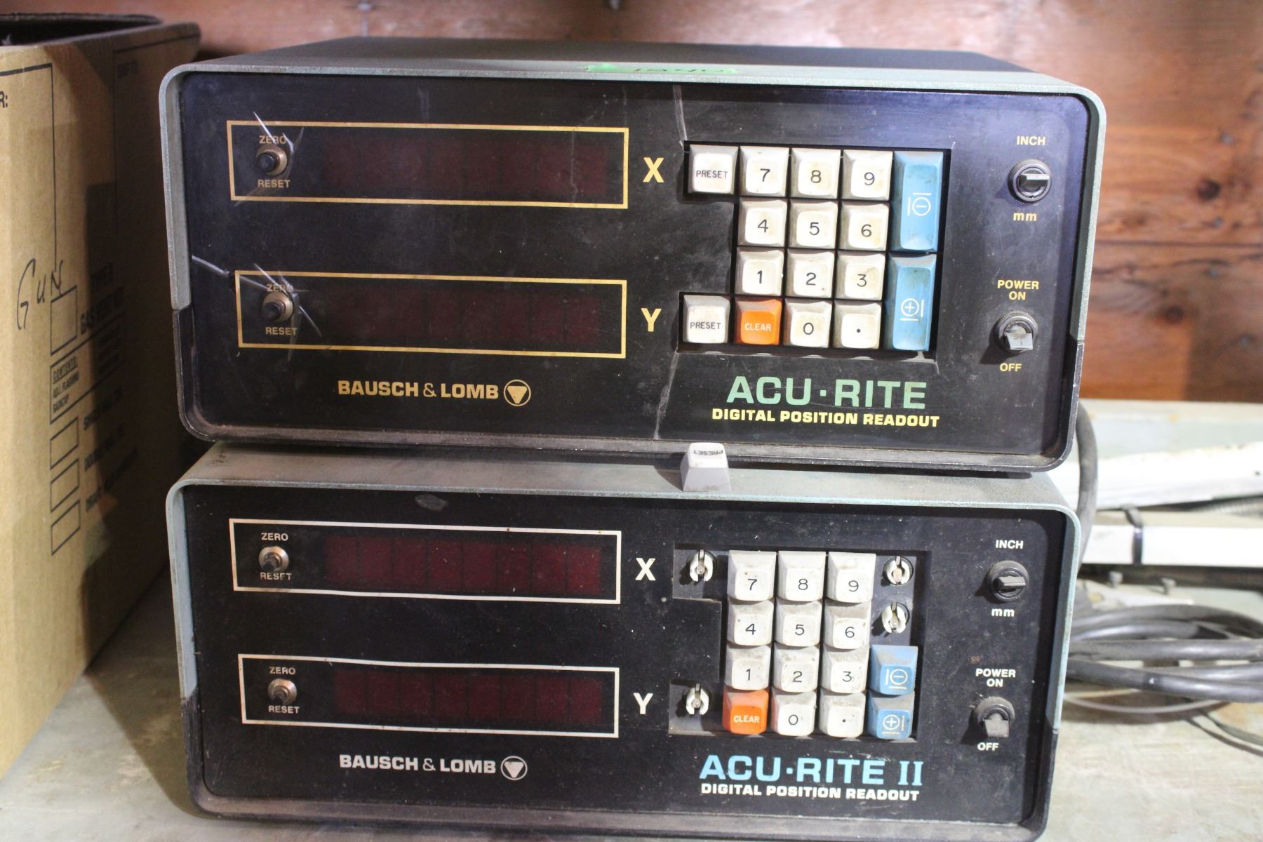 Bausch and Lomb Acu Rite Digital Readout For Lathe - Bodnarus Auctioneering