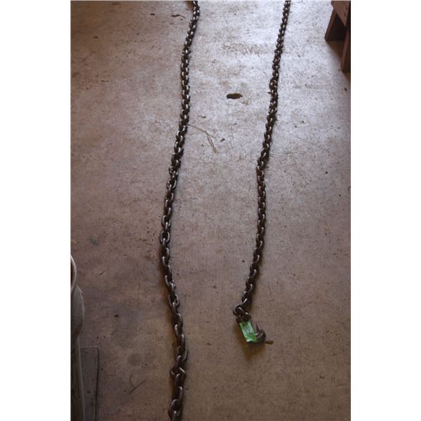 2 Chain One With Hooks One Missing One Hook Shorter 9 ft Longest One 16 ft