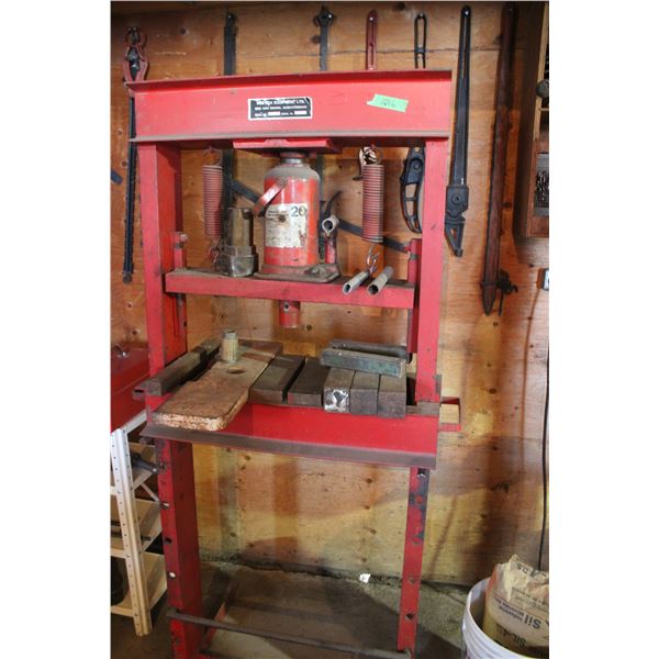 Hydraulic Red Fox Equipment Press 20 Ton
