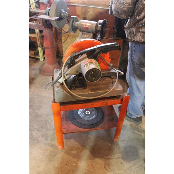 Makita Cut Off Saw With Stand and 2 Extra Blades