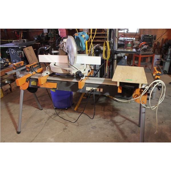 Makita Mitre Saw on Mitre Saw Stand Compound Mitre Saw Vise on Stand