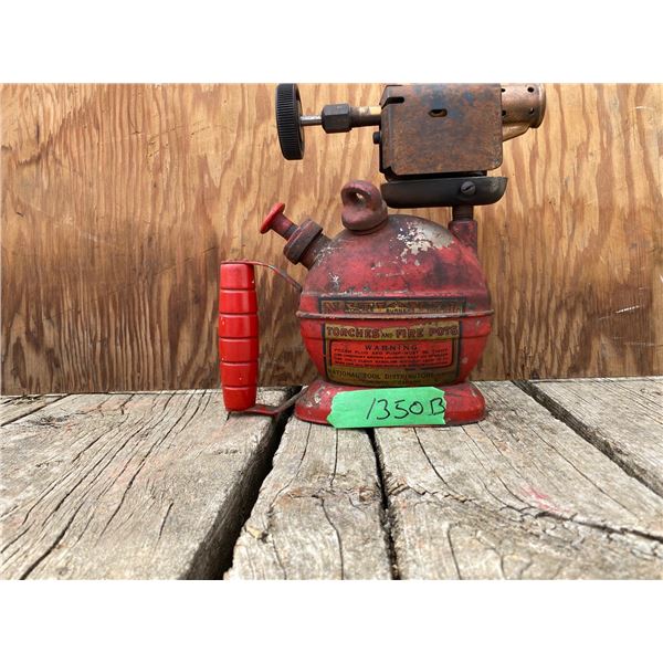 Vintage Blow Torch and Blow Torch Parts