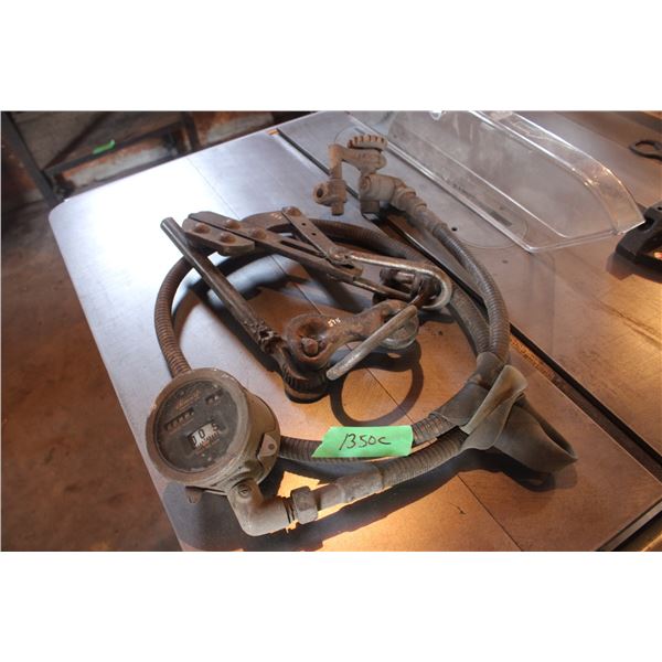 Stewart Vehicle Speedometer Early Tens, 1920's and 2 Wire Fence Stretchers