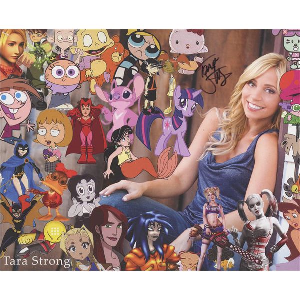 Tara Strong signed photo