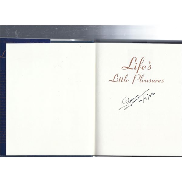 George Hamilton signed book