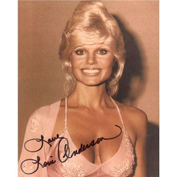Loni Anderson signed photo