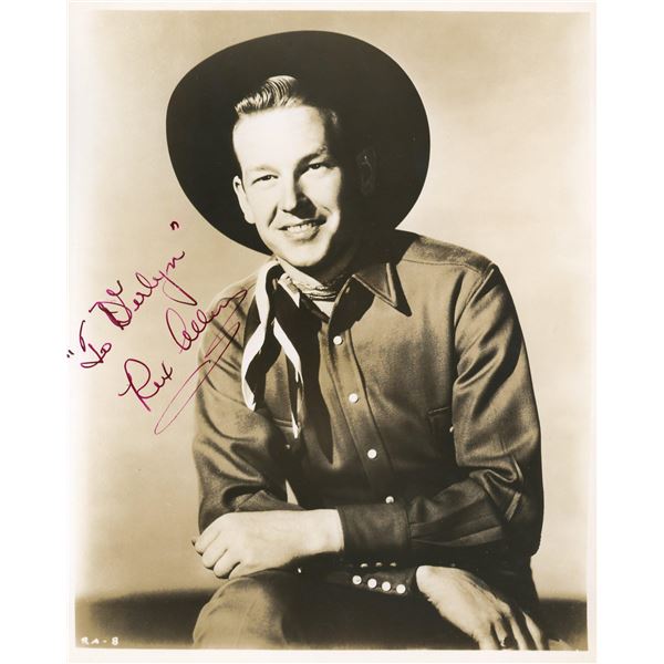 Rex Allen signed photo