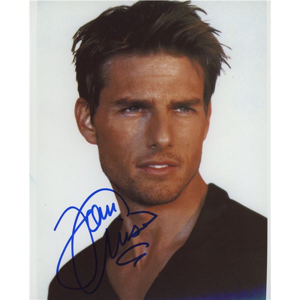 Tom Cruise signed photo