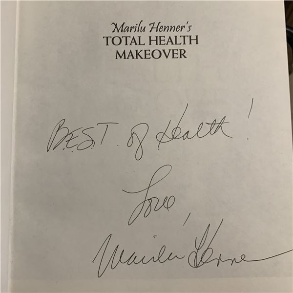 Marilu Henner signed book