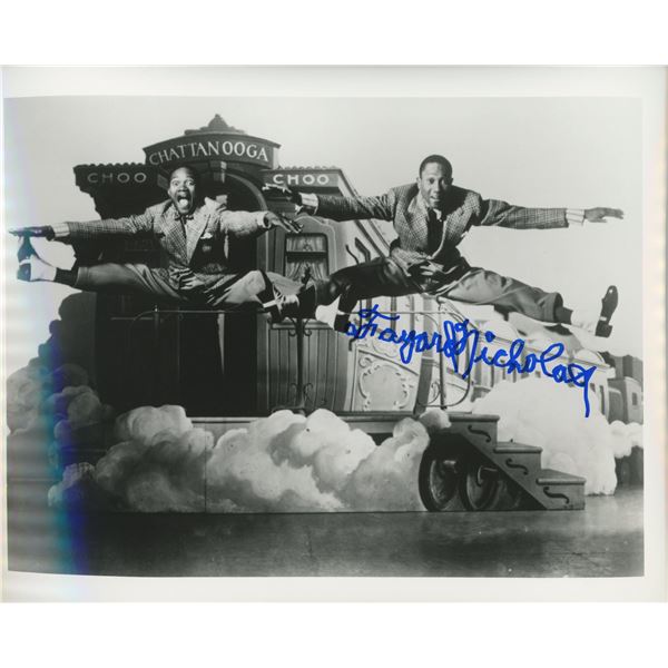 Fayard Nicholas signed photo