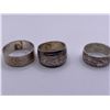 Image 1 : 3 SILVER WEST COAST RINGS