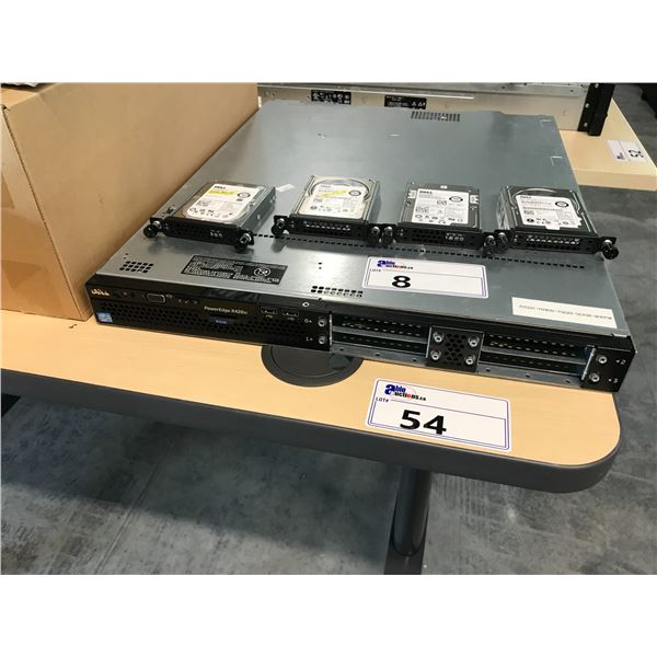 DELL POWER EDGE R420 XR SERVER COMES WITH 1-500GB RAM, 3-300GB HOT SWAP HDD