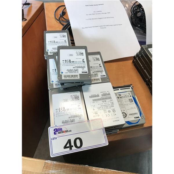 LOT OF APPROX. 26 100GB SSDS