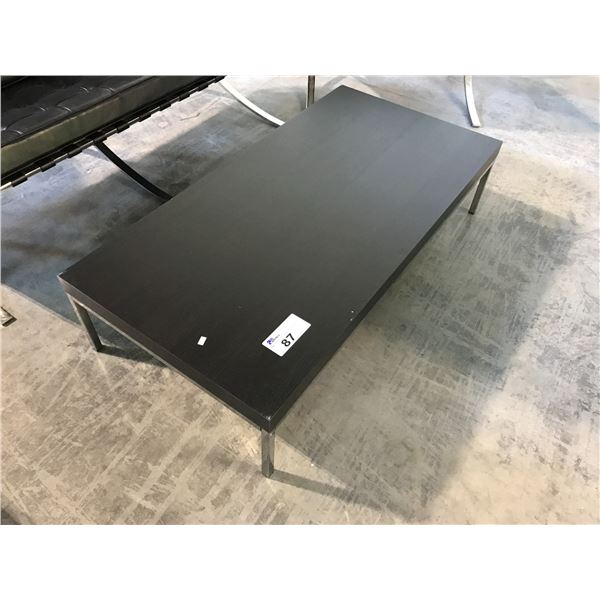 BLACK 4' RECEPTION TABLE