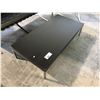 Image 1 : BLACK 4' RECEPTION TABLE