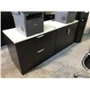 Image 2 : WHITE/DARKWOOD 6' CREDENZA