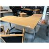 Image 2 : MAPLE 6.5'X6.5' CORNER COMPUTER DESK