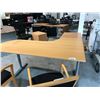 Image 2 : MAPLE 6.5'X6.5' CORNER COMPUTER DESK