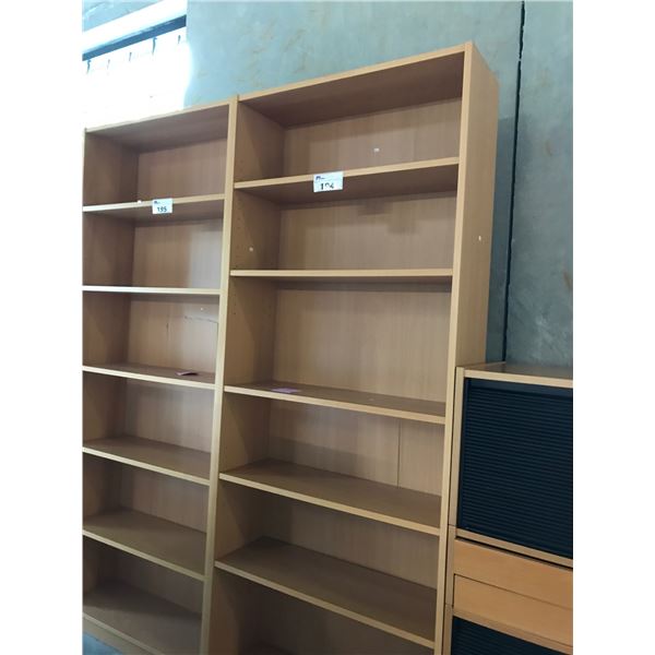 MAPLE 7' BOOKCASE