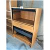 Image 1 : MAPLE 4' MULTI-DRAWER BOOKCASE