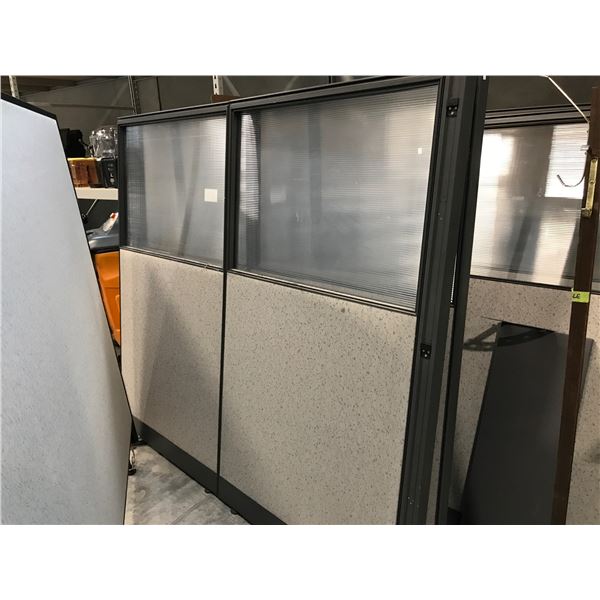 7 GREY OFFICE PARTITIONS