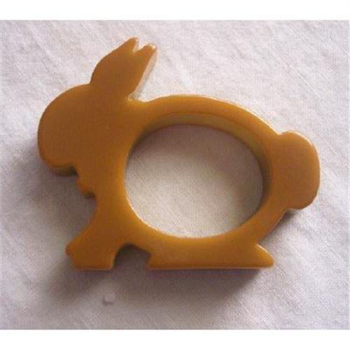 Vintage Bakelite Napkin Ring Bunny Rabbit 1882699