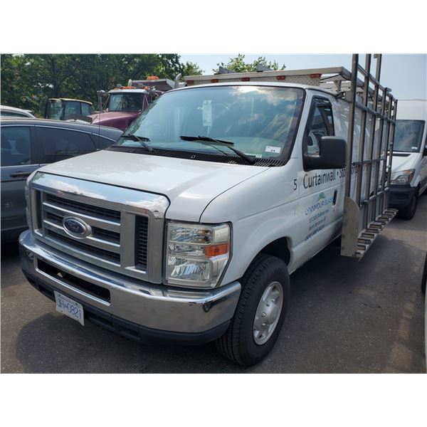 2008 FORD E250 CARGO VAN, WHITE, VIN# 1FTNE24LX8DA21546