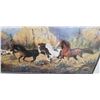 Image 3 : FRAMED WILD HORSE PRINT 33"W X 30"H BY DOUGHTY