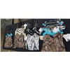 Image 1 : SMALL WILDERNESS LINGERIE VALUED AT $300  - WHITE LACEE X 3, BLACK LACE X 4, BLUE SHIRT ONLY, BLUE L