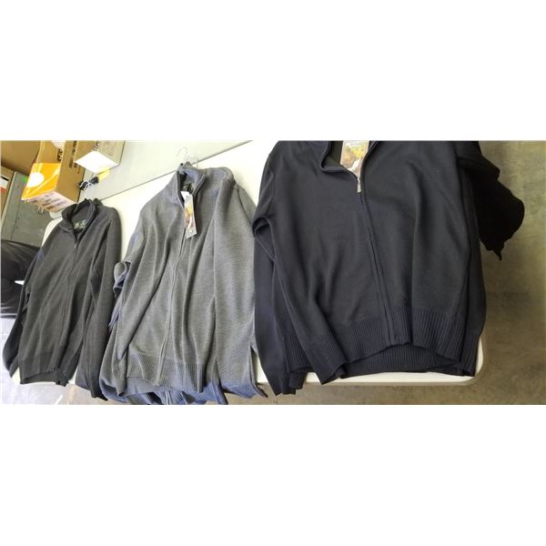 MEN'S STILLWATER SWEATER, SIZE MEDIUM. REATIALS $245