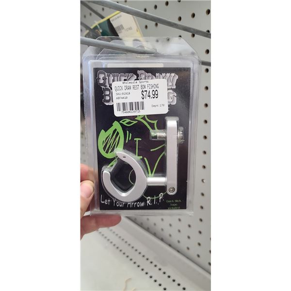 QUICK DRAW REST FOR BOW FISHING QTY 2 RETAIL VALUE $75