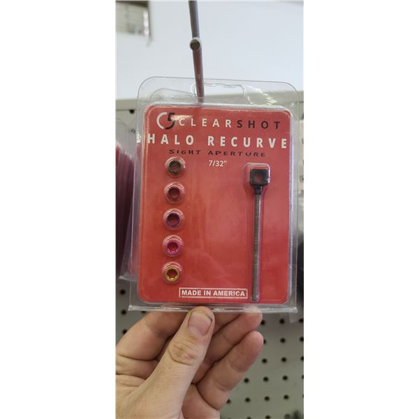 C5 CLEAR SHOT HALO RECURVE APARTURE SIGHT 7/32 QUANTITY OF 14 RETAIL VALUE $910