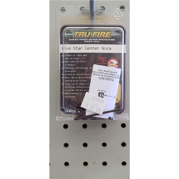 FIVE STAR CENTER NOCK QUANTITY OF 4 RETAIL VALUE $30 < $160