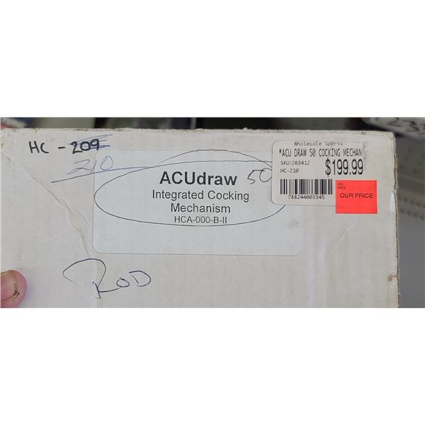 INTEGRATED CORKING MECHANISM RETAIL VALUE $200.00