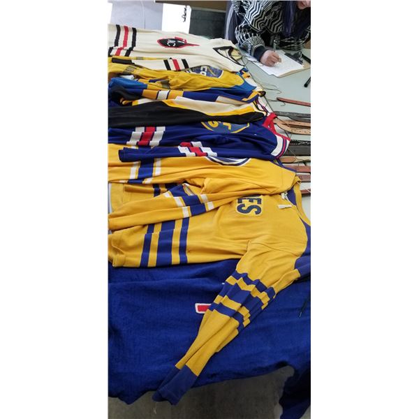 ASSORTED OLD HOCKEY JERSEY'S QTY X 9