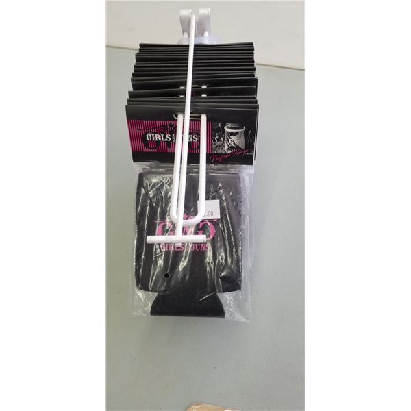 17 GIRLS WITH GUNS DRIINK/BEER COZY'S