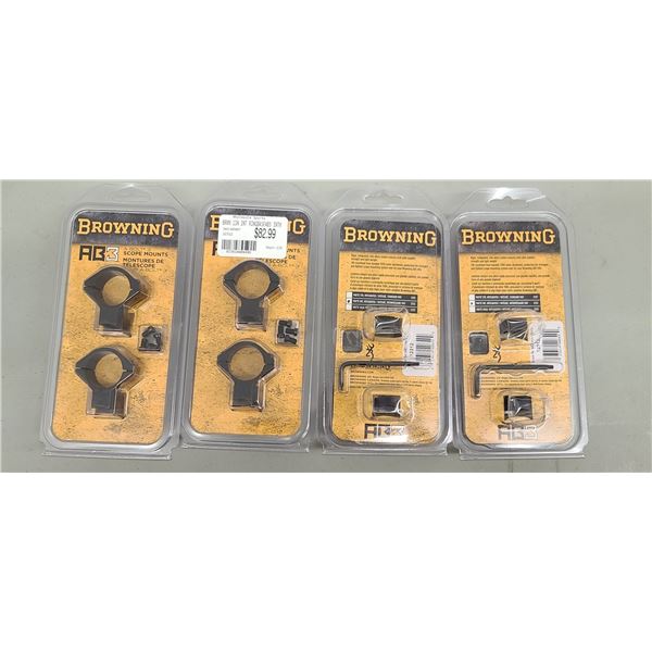 BROWNING AB3 MATTE INT, INTEGRATED #12312 QTY 4. RETQIL VALUE $332