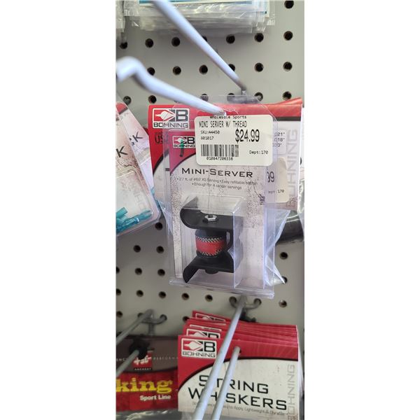BOHNING SERVING THREAD X3, 1 MINI SERVER RETAIL VALUE $175