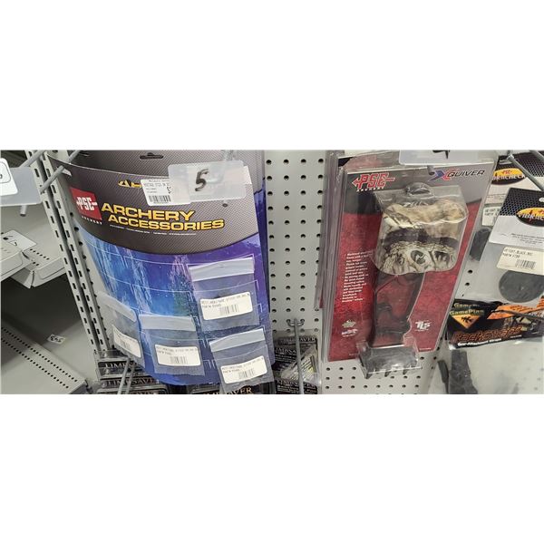 PSE STICK ON RESTS X39, ARROW HOLDERS FOR 3 ARROWS X4 RETAIL VALUE $620