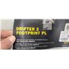 Image 3 : DRIFTER 2 FOOT PRINT PL QTY 2 RETAIL VALUE $100