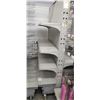 Image 6 : GONDOLA SHELVING ON WHEEL 48"L X 33"W X 75"H COMES WITH 8 SHELVES 12X48" AND 50 PEG BOARD HOOKS MINI