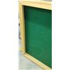 Image 3 : OAK KNIFE / HAND GUN / JEWERLY DISPLAY CASE NO GLASS 29"W X 40"L