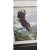 Image 3 : FRAMED EAGLE PRINT BY AL AGNEW SIGNED ARTIST PROOF 27"W X 34"H